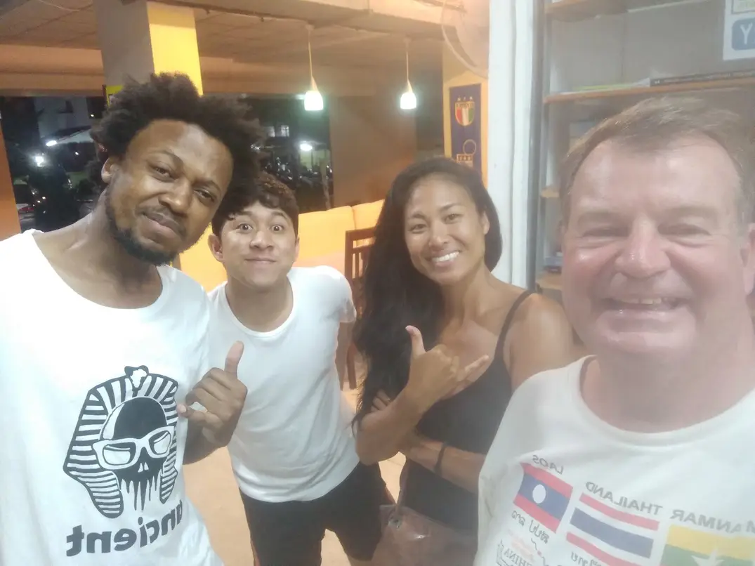 Backpacker friends in Thailand