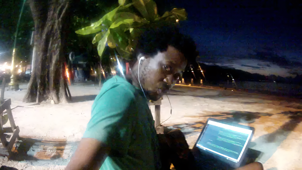 Patong Beach coder, Thailand