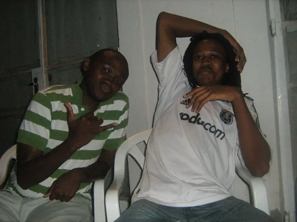 Two Pirates fans at a party