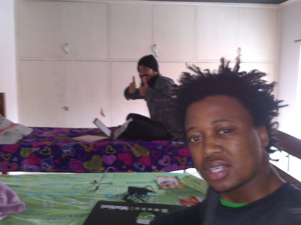 South African digital nomad with his Brazilian friend